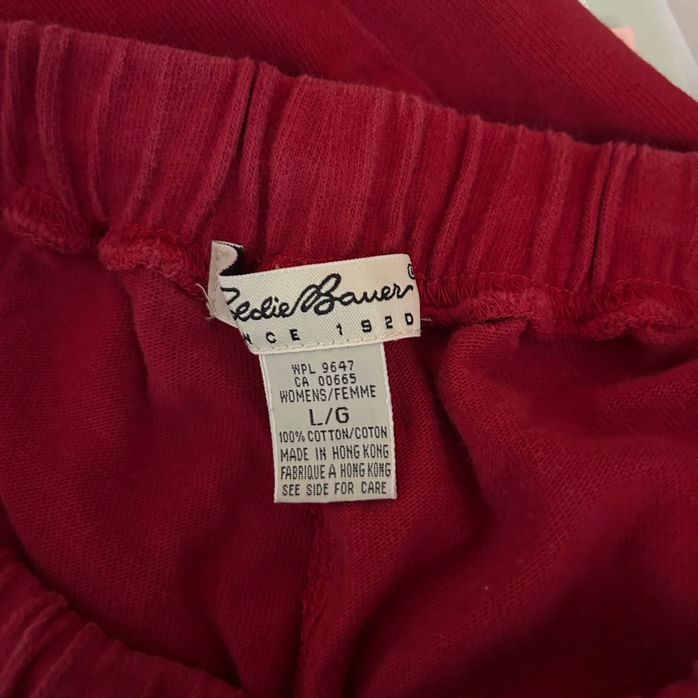Women’s Eddie Bauer 2 piece pajama/ lounge set Large - Picture 8 of 9
